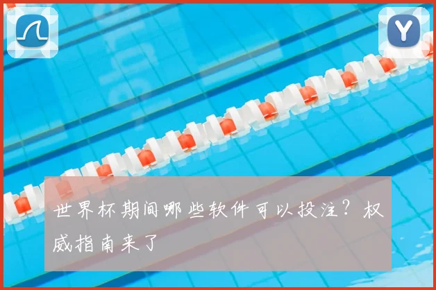 世界杯期间哪些软件可以投注？权威指南来了