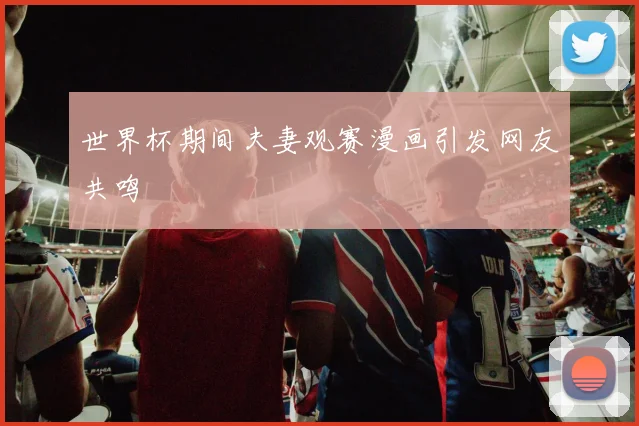世界杯期间夫妻观赛漫画引发网友共鸣