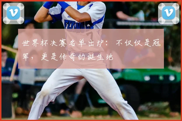 世界杯决赛名单出炉:不仅仅是冠军,更是传奇的诞生地